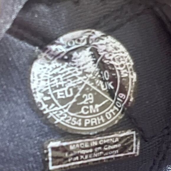 Keen Men’s Sandals Blue & Black Print Preowned Sz 11 - Picture 9 of 10